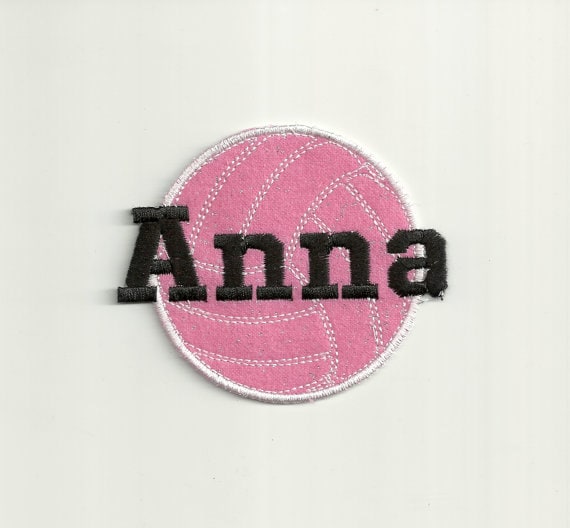 Dein Name Auf Einem Volleyball Patch Maßanfertigung Ap85 von PatchNation
