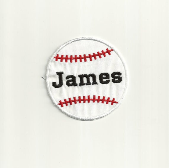 Dein Name Oder Initiale Auf Einem Baseball Patch Maßanfertigung Ap128 von PatchNation
