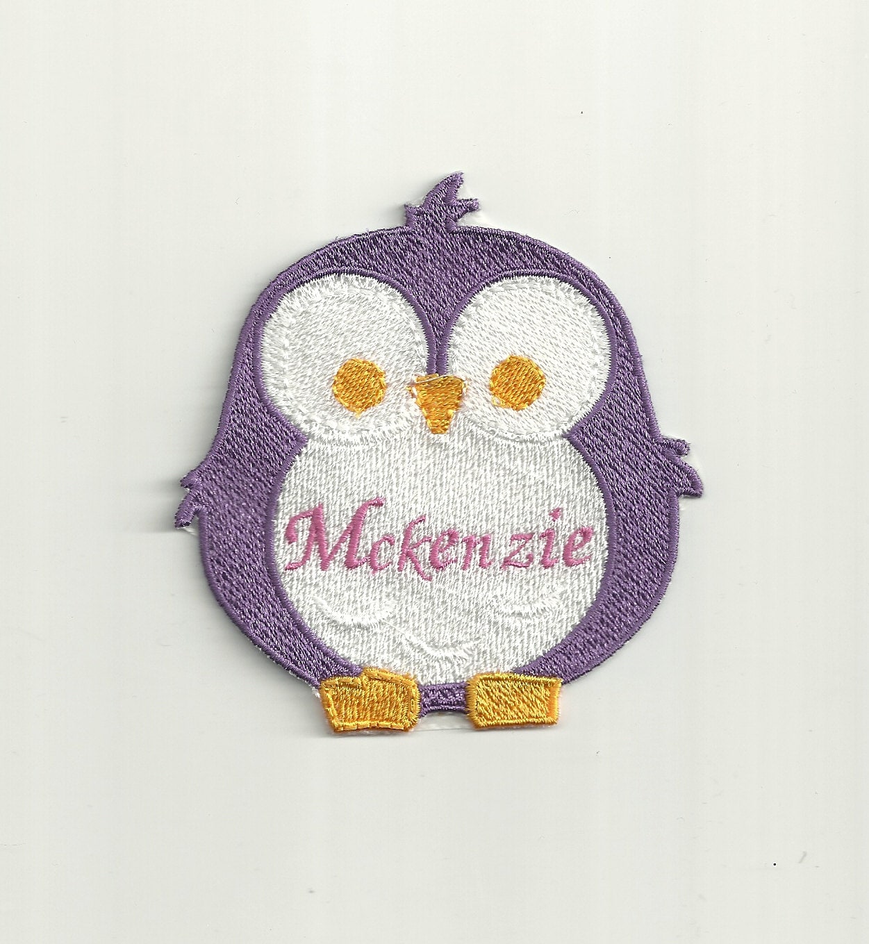 Dein Name in Einem Baby Eulen Aufnäher, Beliebige Farbkombination Maßanfertigung Dein Name in Einem Baby Eulen Aufnäher, Beliebige Farbkombination Maßanfertigung von PatchNation
