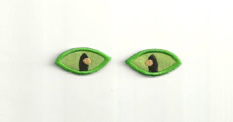 Kleine Katzenaugen Patch Set Jede Farbe Nach Maß Ap88 Kleine Katzenaugen Patch Set Jede Farbe Nach Maß Ap88 von PatchNation