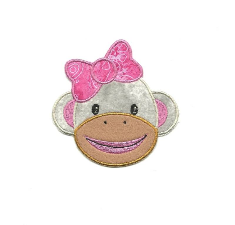 Mädchenhaft Sock Monkey Patch Nach Maß Mädchenhaft Sock Monkey Patch Nach Maß von PatchNation