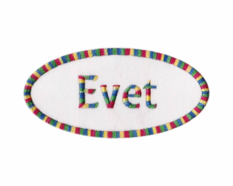 Regenbogen Name Aufnäher Jede Farbe Von Namen Und Rand Nach Maß Regenbogen Name Aufnäher Jede Farbe Von Namen Und Rand Nach Maß von PatchNation