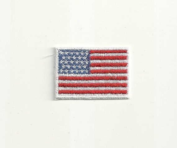 Tiny American Flagge Patch Custom Made Farben Tiny American Flagge Patch Custom Made Farben von PatchNation