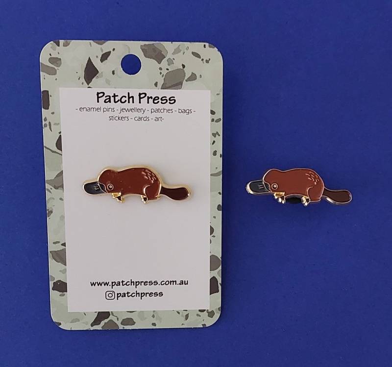 Schnabeltier Emaille Pin von PatchPress