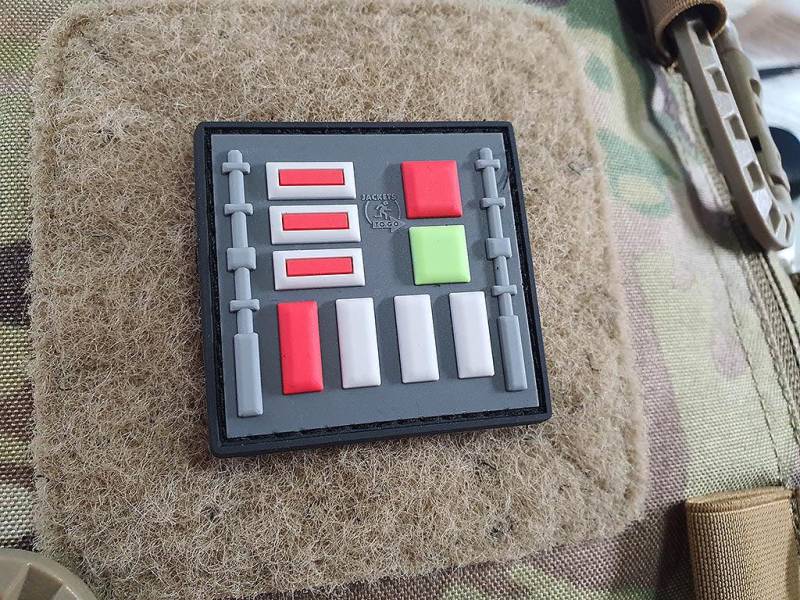 Dv Chest Plate Patch, Fullcolor, 3D Rubber Patch von PatchSnatchedShop