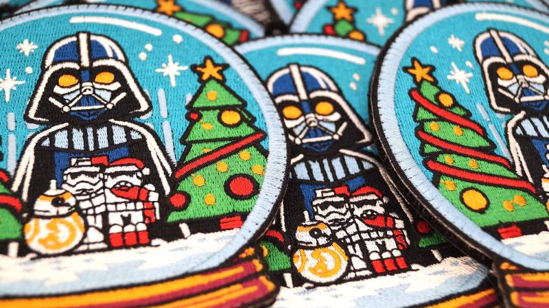 Galactic Christmas Limited Patch von PatchSnatchedShop