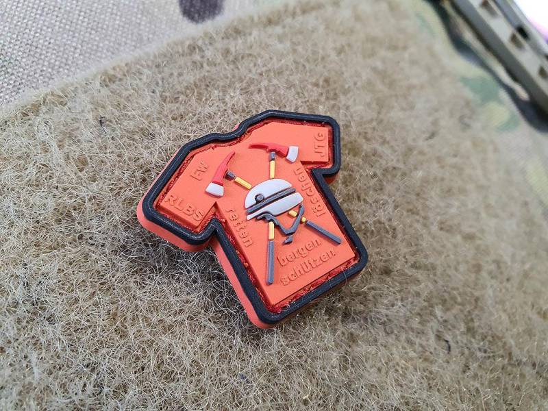 Micro Feuerwehr Shirt Patch, 3D Rubber Patch von PatchSnatchedShop