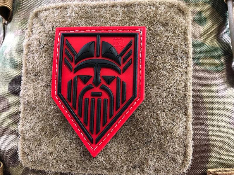Odin Patch, Signal Red/3D Rubber Patch von PatchSnatchedShop
