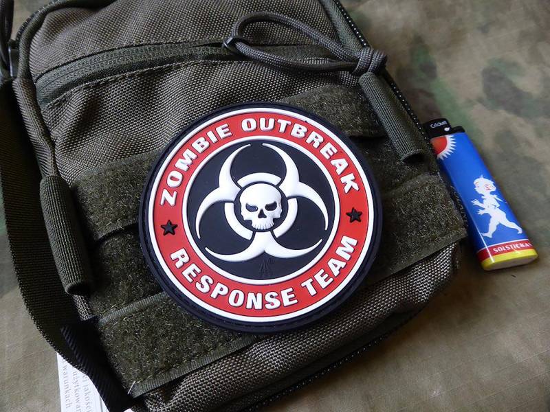 Zombie Outbreak Response Team Patch, Fullcolor/3D Rubber Patch von PatchSnatchedShop