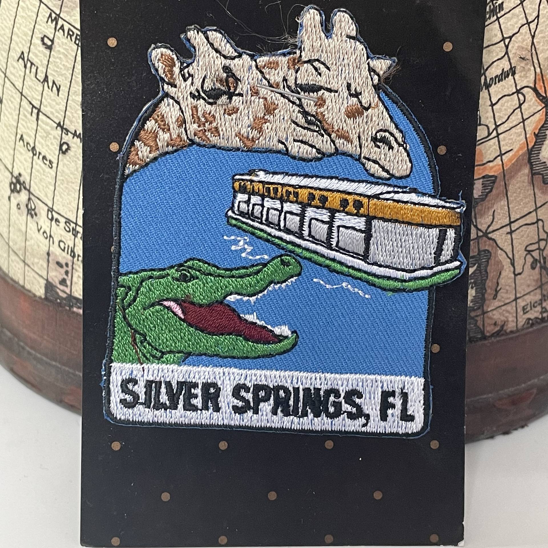 Vintage Patch Silver Springs State Park Florida Usa Andenken Stoffabzeichen von PatchesAndSewOn