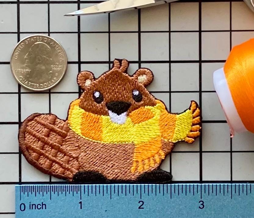 Biber Aufnäher Zum Aufbügeln No Name von PatchesByLauren