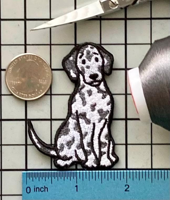 Dalmatiner Hund Patch Aufnäher Ohne Name von PatchesByLauren