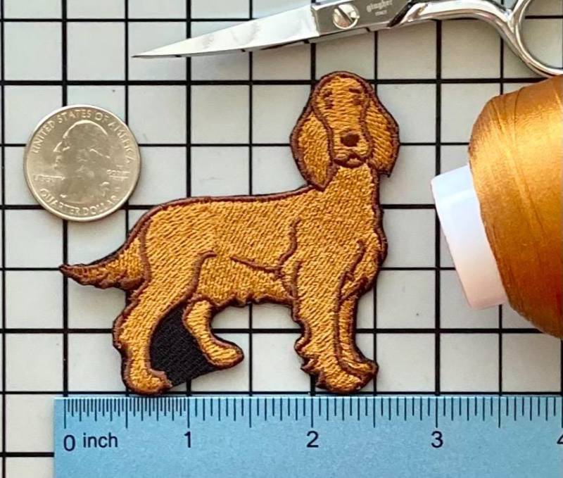 Irish Red Setter Hund Patch Aufnäher Ohne Namen von PatchesByLauren