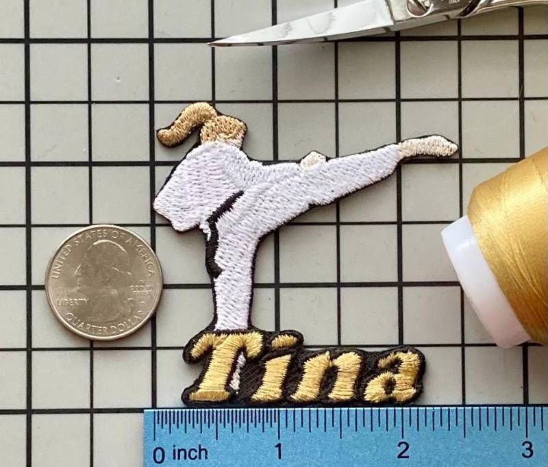 Karate Patch Gestickte Applikation Zum Aufbügeln von PatchesByLauren