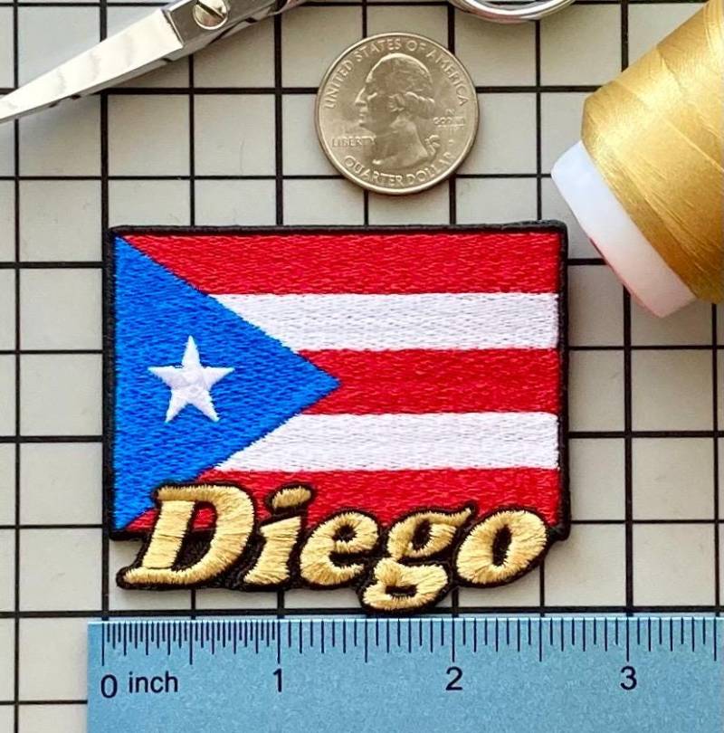 Personalisierter Peru Flagge Patch Individuell Gestickte Applikation Zum Aufbügeln von PatchesByLauren