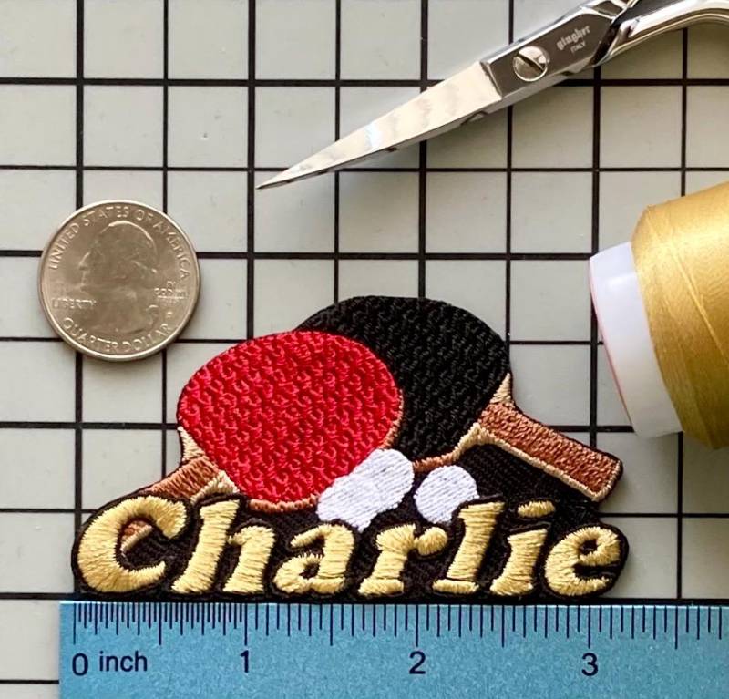 Personalisierter Ping Pong Aufnäher Aufnäher von PatchesByLauren