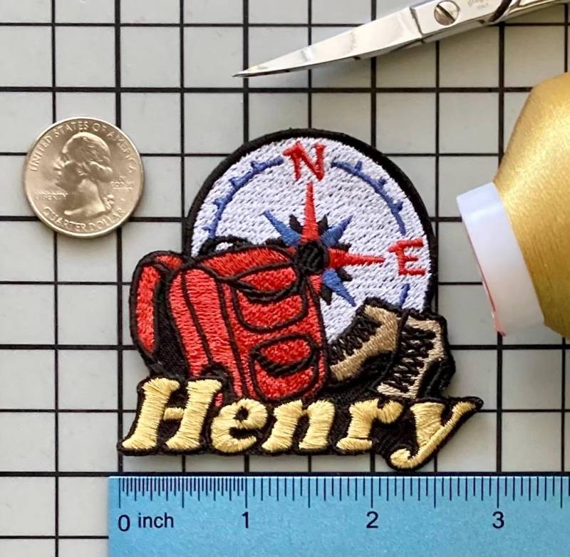 Personalisiertes Wandern Patch Individuell Gestickte Applikation Zum Aufbügeln von PatchesByLauren