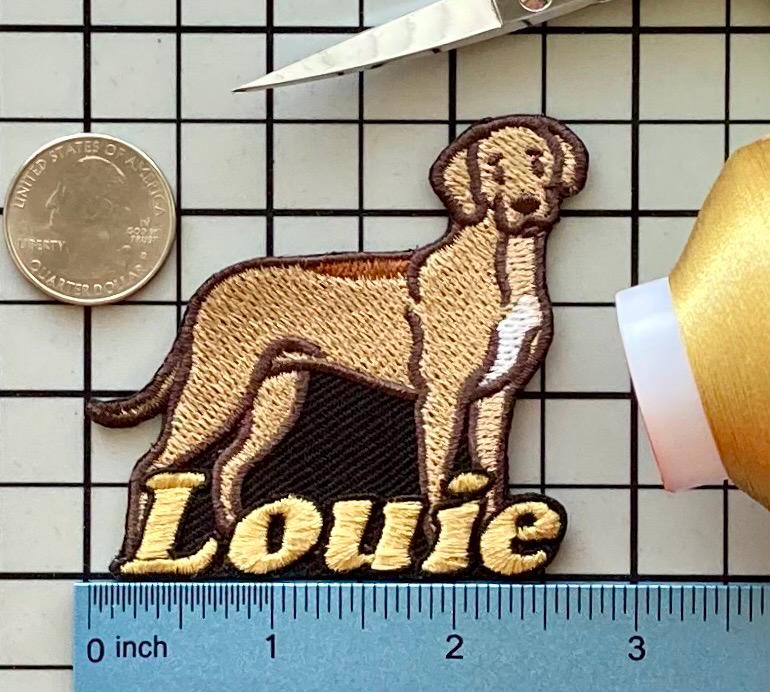 Rhodesian Ridgeback Aufnäher Individuell Gestickte Hunderasse Applikation von PatchesByLauren