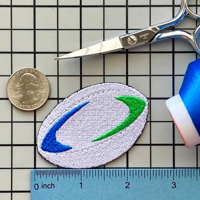 Rugby Patch Aufnäher No Name von PatchesByLauren