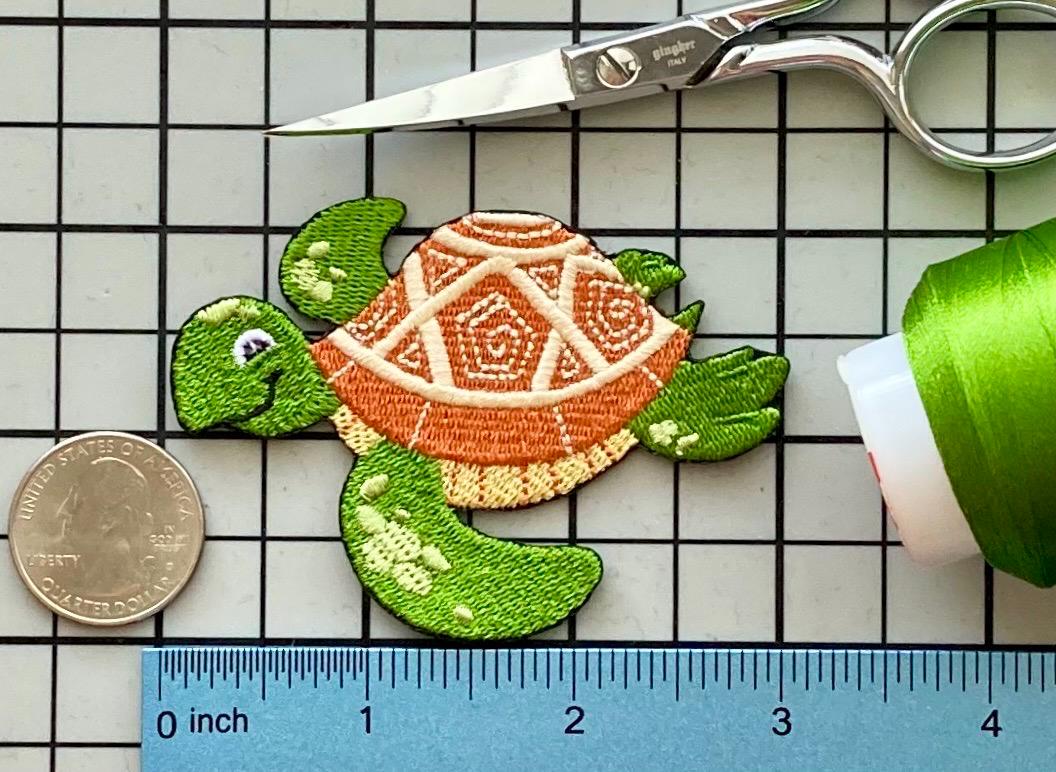 Schildkröte Patch Aufnäher No Name von PatchesByLauren