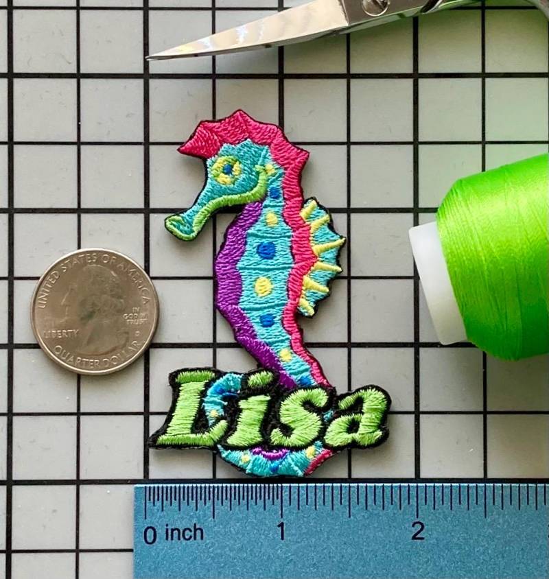 Personalisierter Seepferd Aufnäher / von PatchesByLauren