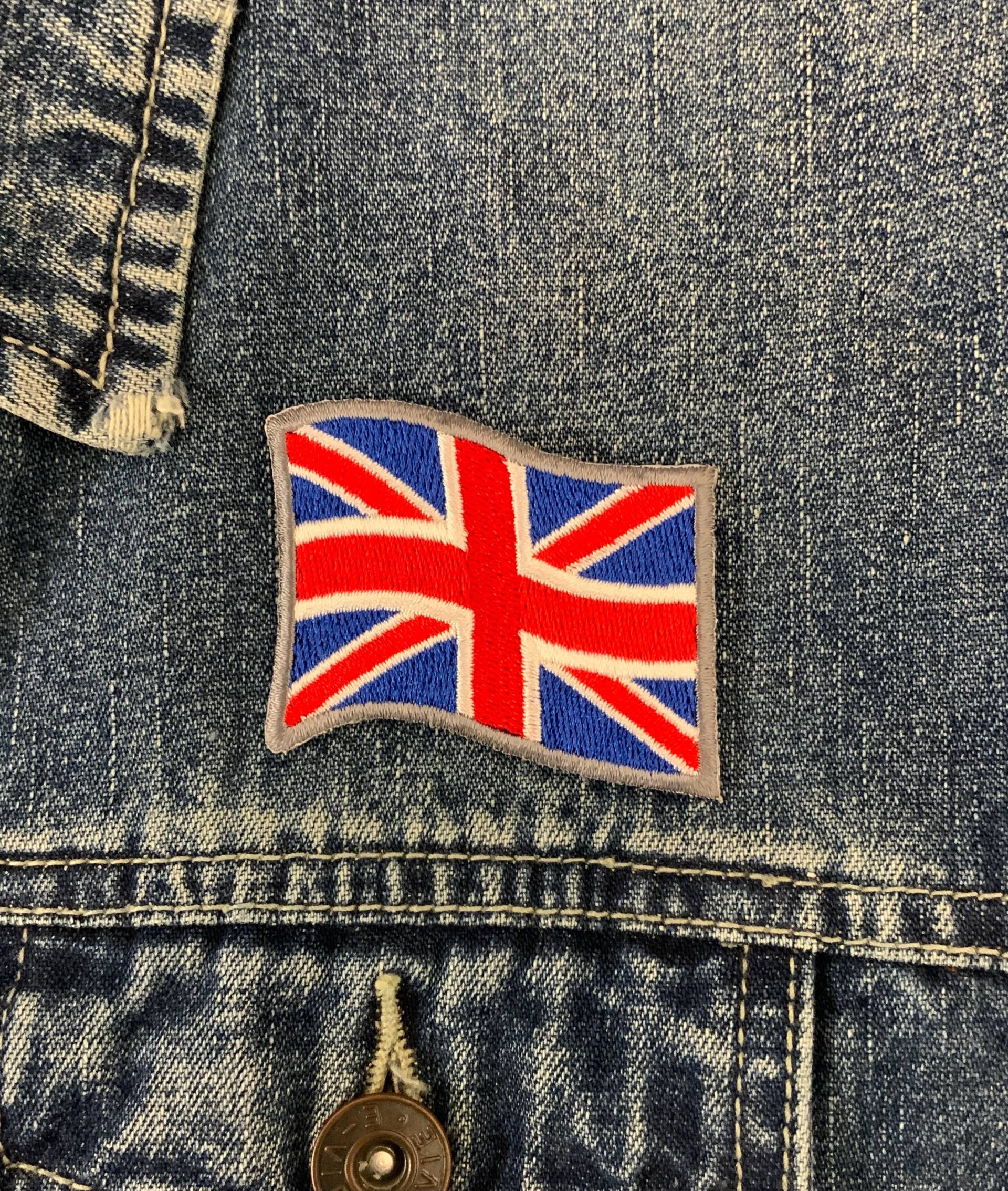 Union Flagge/Union Jack Uk British Flag Bestickter Stoff Aufnäher Applikation #0094 von PatchesUKshop