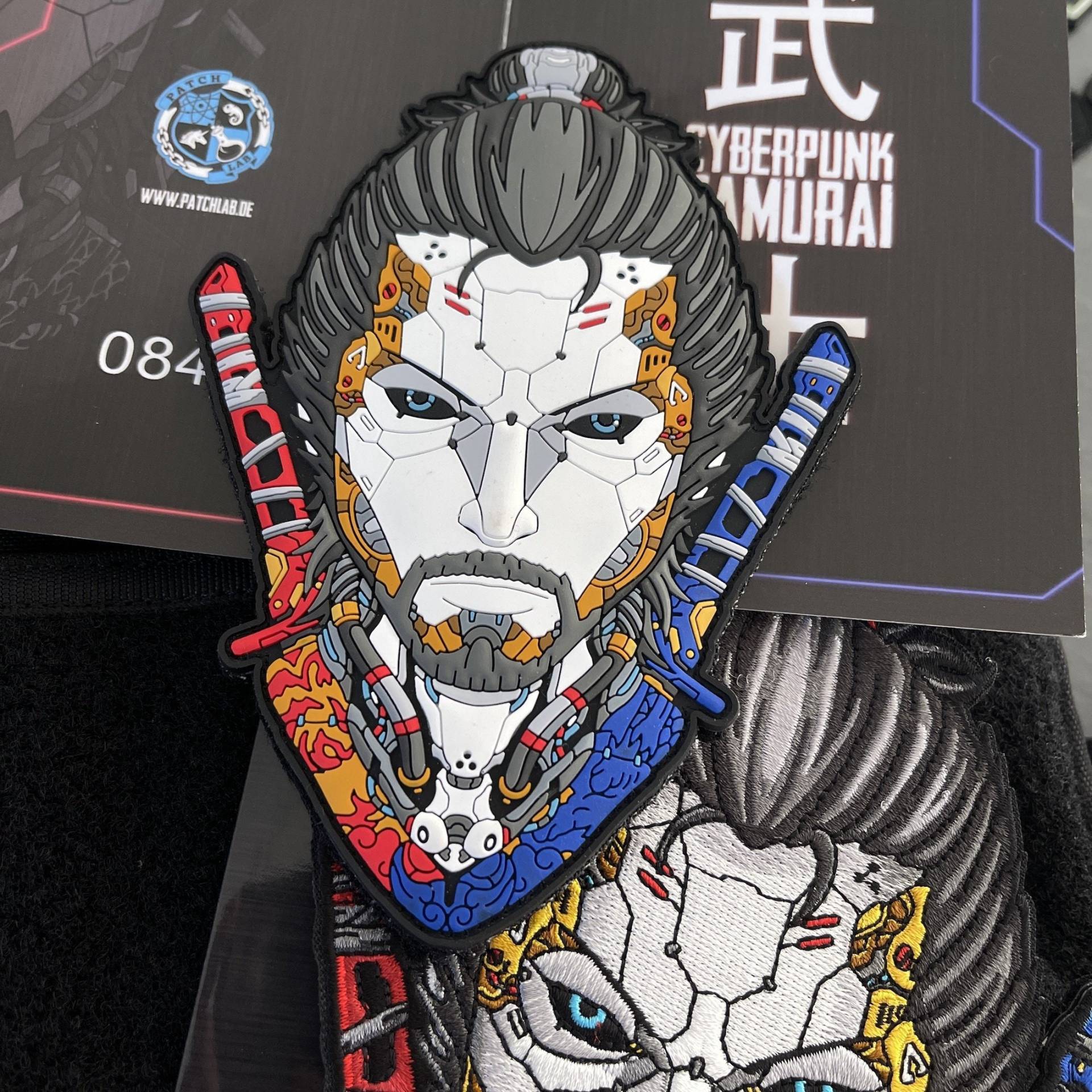 Cyberpunk Samurai Collectible Morale Aufnäher von PatchlabPatches