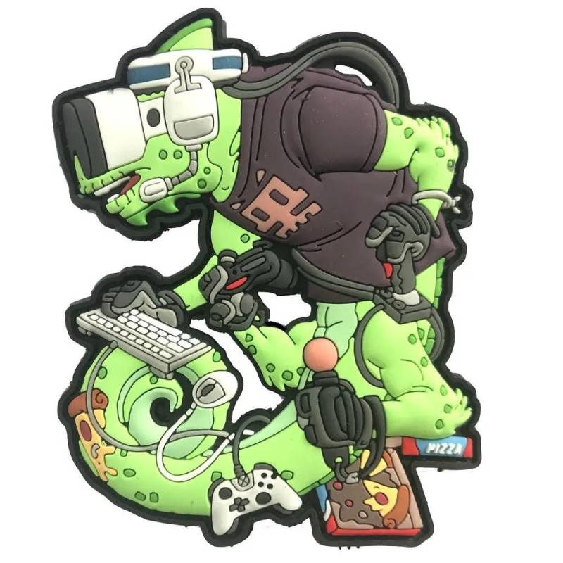 Patchlab Chamäleon Legion #013 Gamer Nerd Patches Klettverschluss | Klett Aufnäher Für Rücksäcke von PatchlabPatches