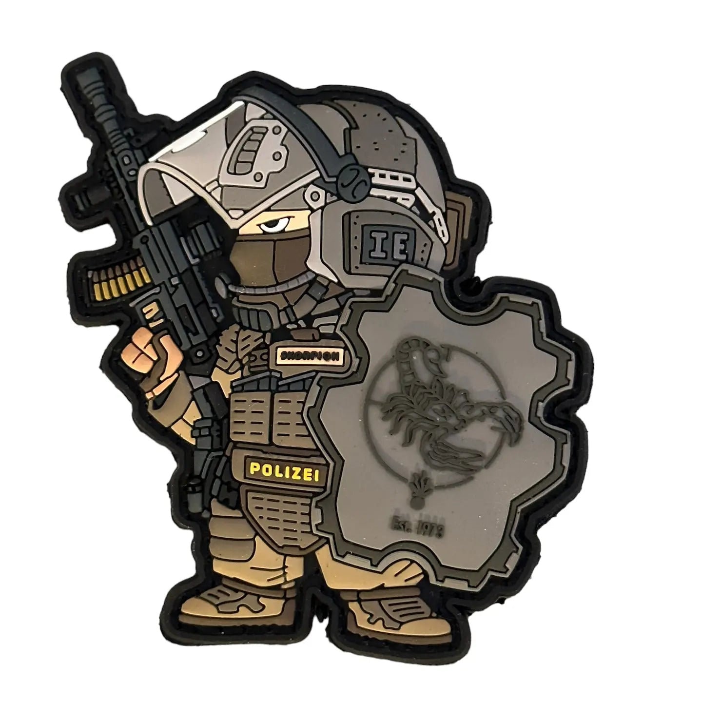 Patchlab Ie Skorpion Polizei Zürich Schweiz Aufnäher Mit Klettverschluss | Klett Rucksack Patchlab Ie Skorpion Polizei Zürich Schweiz Aufnäher Mit Klettverschluss | Klett Rucksack von PatchlabPatches