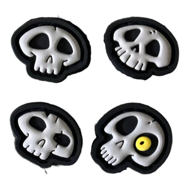 Patchlab Mini Totenkopf Aufnäher | Pvc Patches Klettverschluss Klettpatches von PatchlabPatches