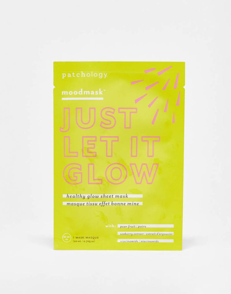 Patchology - Moodmask Just Let It Glow - Tuchmaske - Healthy Glow-Keine Farbe von Patchology