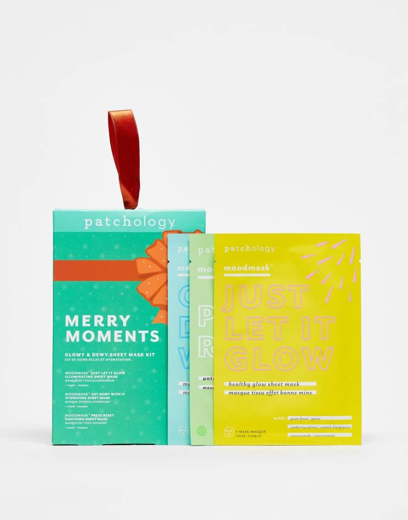Patchology x ASOS - Exklusiv - Merry Moments - Glowy & Dewy Tuchmaske-Keine Farbe von Patchology