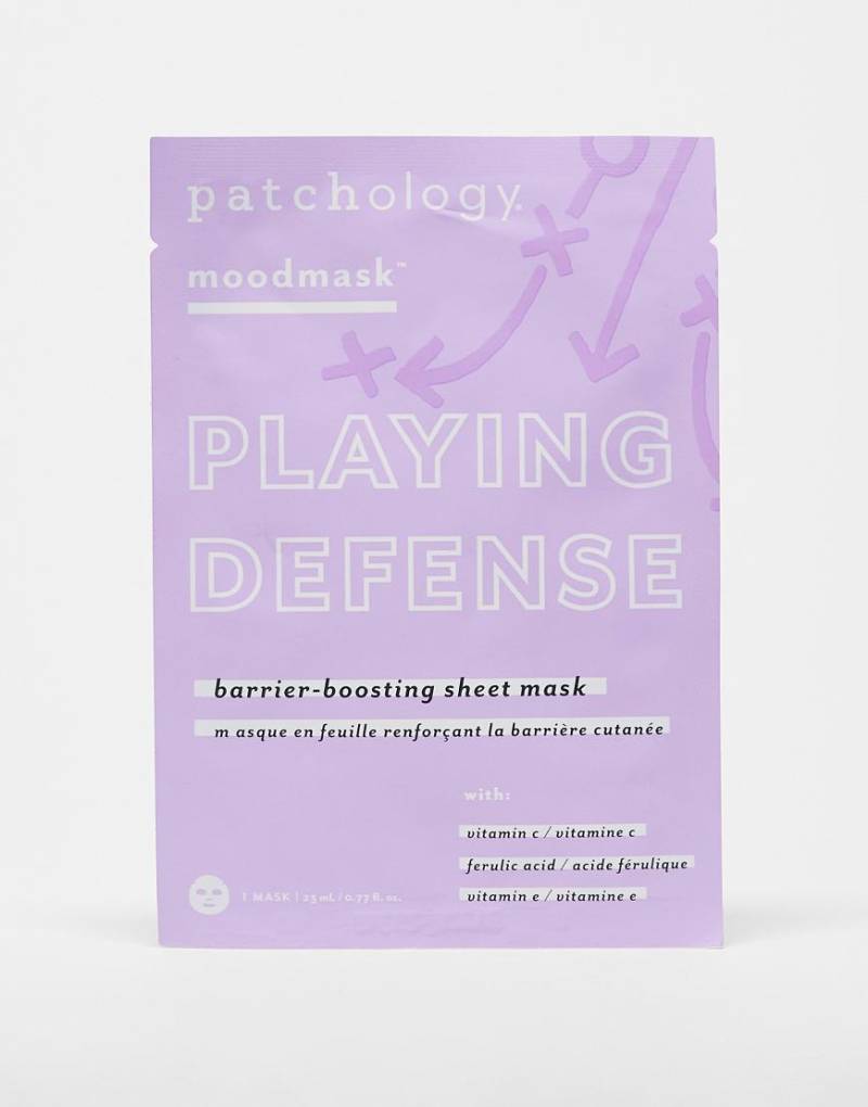 Patchology x ASOS - Exklusiv - MoodMask Playing Defence Barrier Boosting - Hautbarriere-stärkende Tuchmaske-Keine Farbe von Patchology