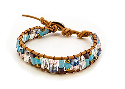 PatchouliWorld Bohemian Armband - Baum des Lebens - Größenverstellbar mit Lederschnur von PatchouliWorld