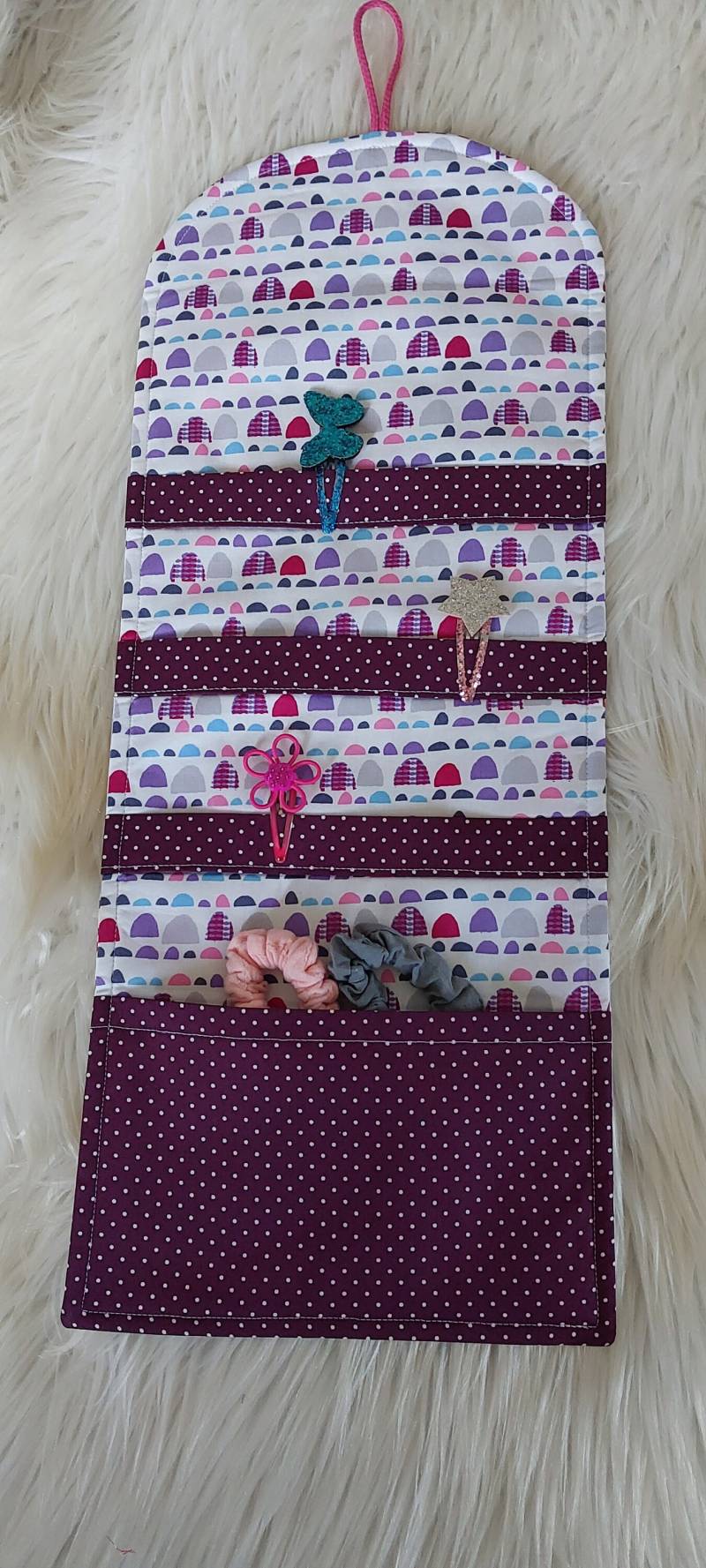 Haarspangentasche, Haarspangenutensilo, Utensilo Für Haargummis von PatchworkEcke