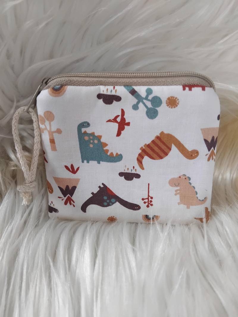 Kleiner Geldbeutel, Mini Geldbörse, Geldbeutel Für Kinder, Jungs, Dino von PatchworkEcke