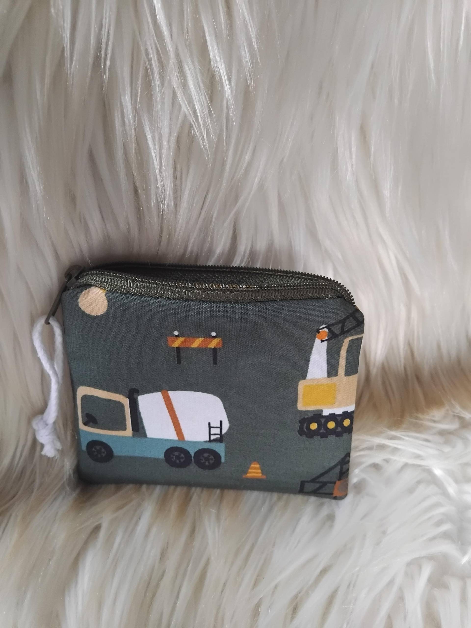 Kleiner Geldbeutel, Mini Geldbörse, Geldbeutel Für Kinder, Jungs, Feuerweh von PatchworkEcke