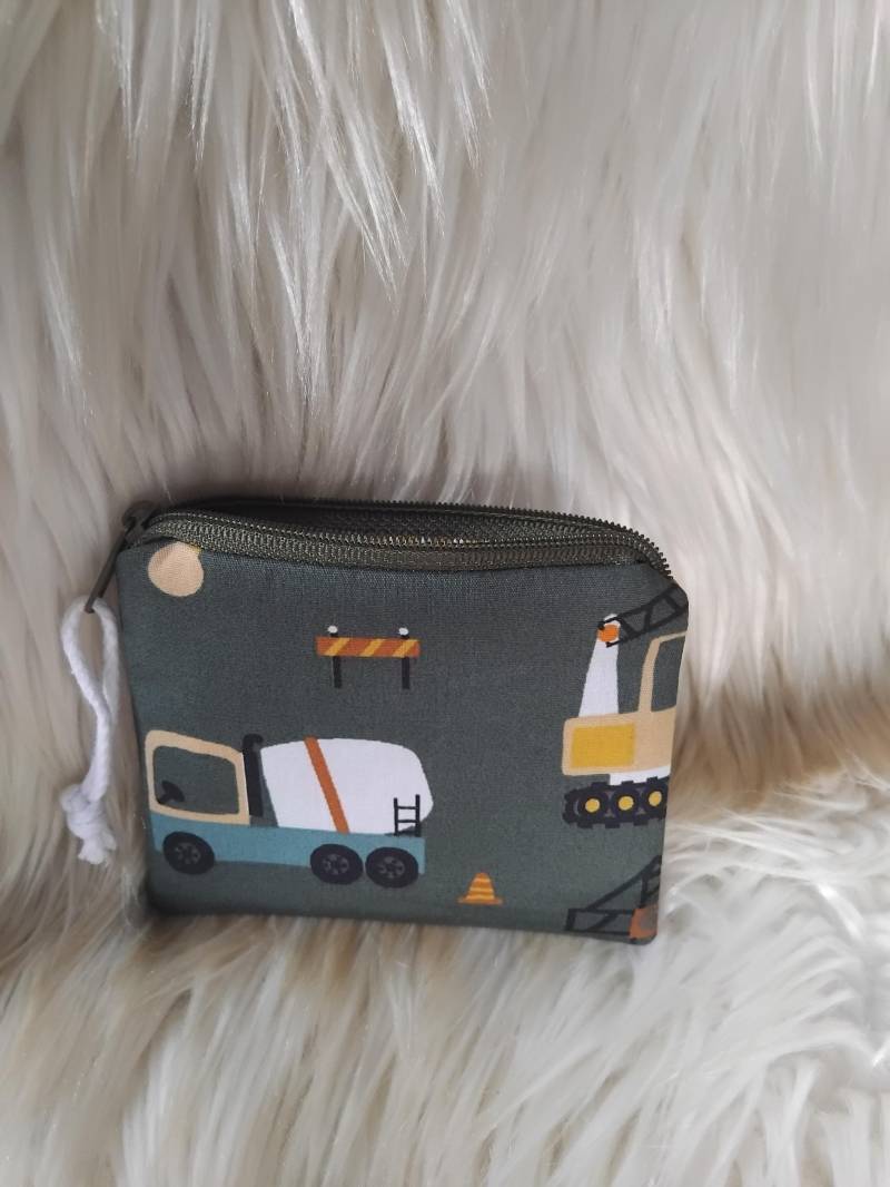 Kleiner Geldbeutel, Mini Geldbörse, Geldbeutel Für Kinder, Jungs, Feuerweh von PatchworkEcke