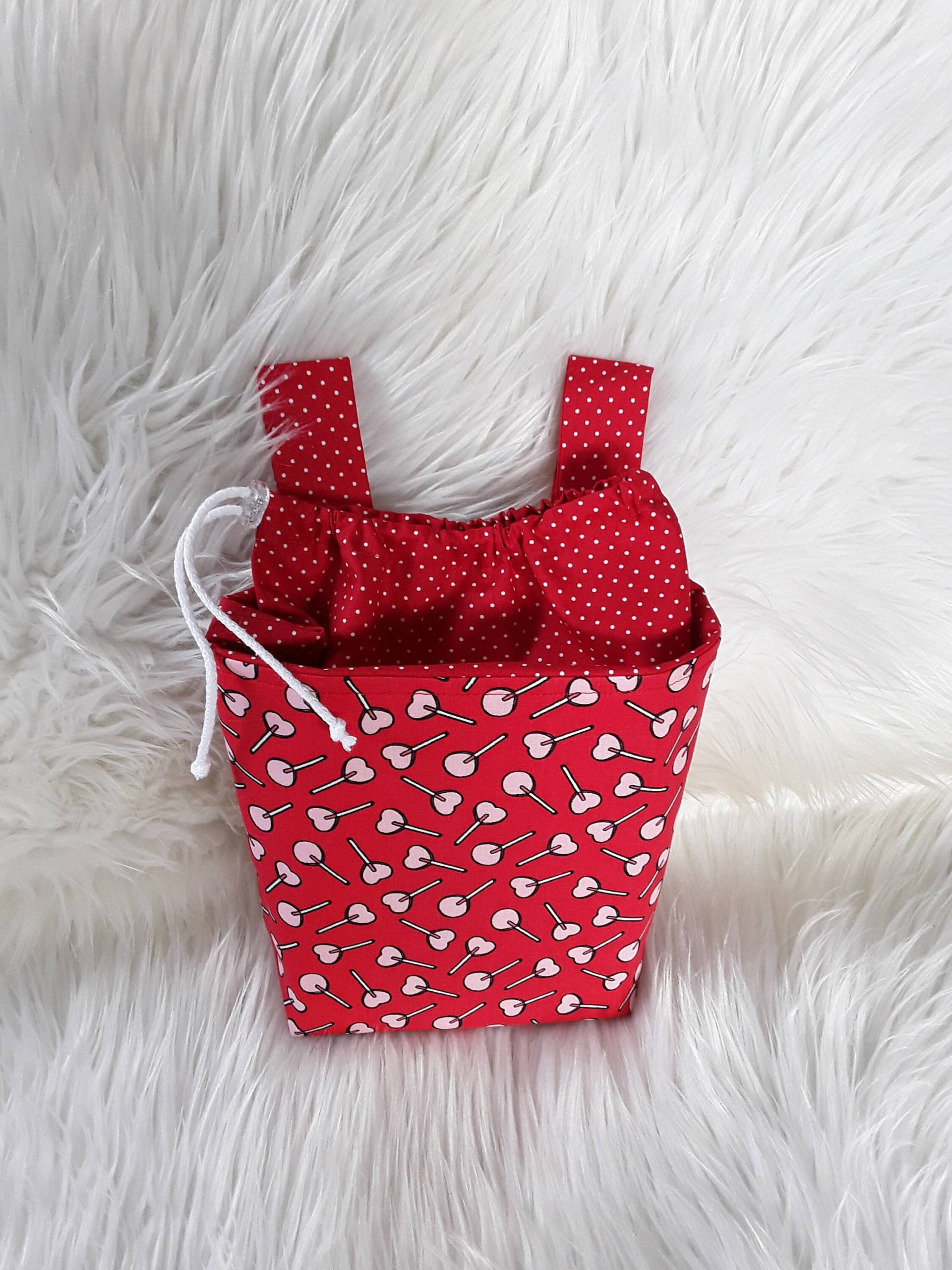 Lenkertasche Mädchen, Kinder, Laufradtasche Dreiradtasche, Puppenwagentasche, Pucky Rad Tasche von PatchworkEcke