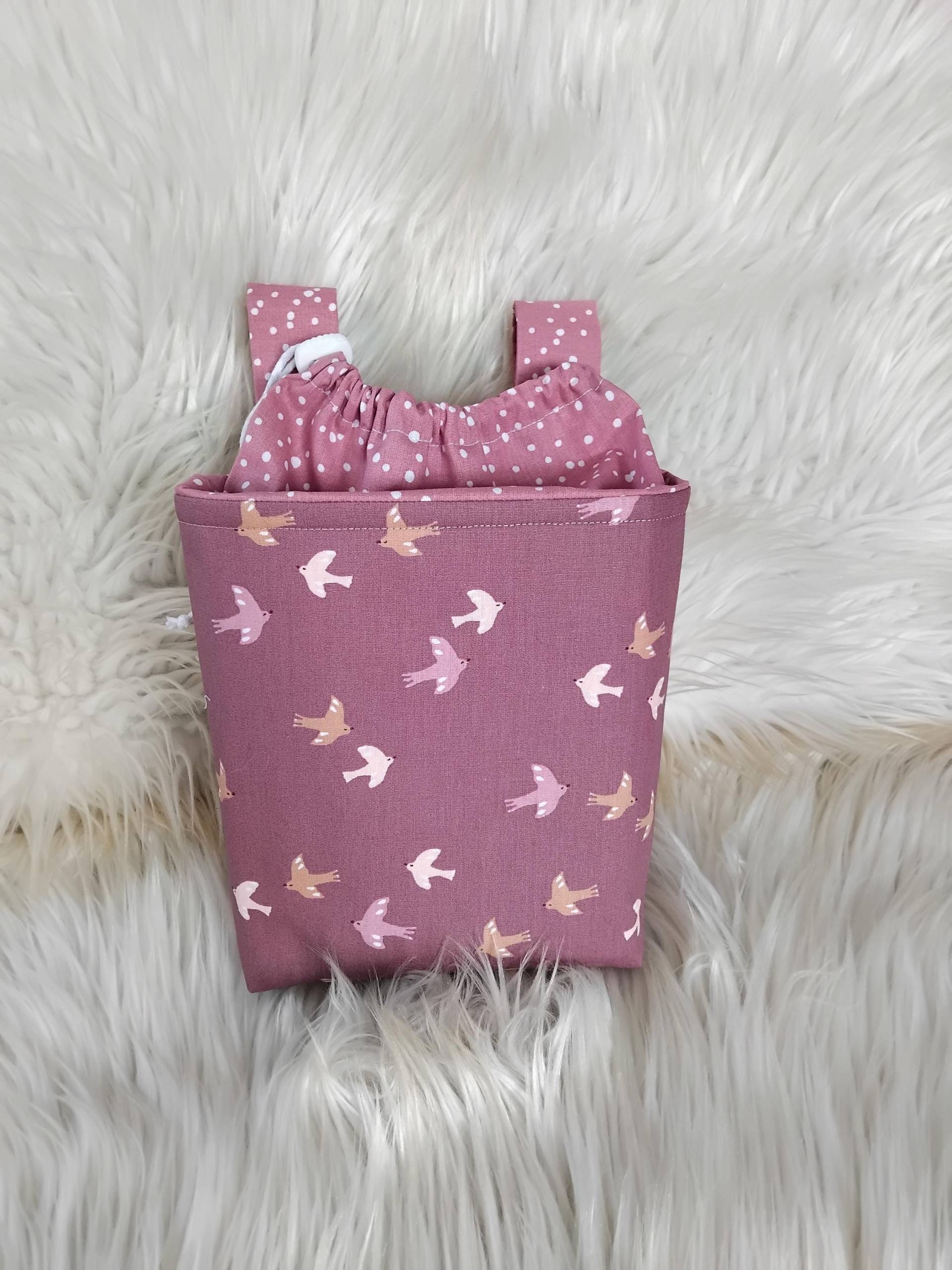 Lenkertasche Mädchen, Kinder, Laufradtasche Puppenwagentasche, Dreiradtasche, Lenkertasche Vögel von PatchworkEcke