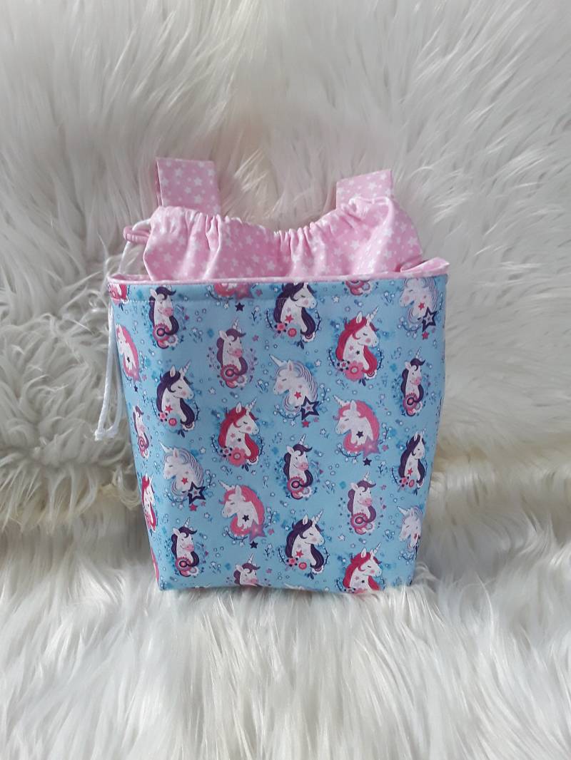Lenkertasche Mädchen, Kinder, Laufradtasche Puppenwagentasche, Dreiradtasche, Puckyradtasche von PatchworkEcke