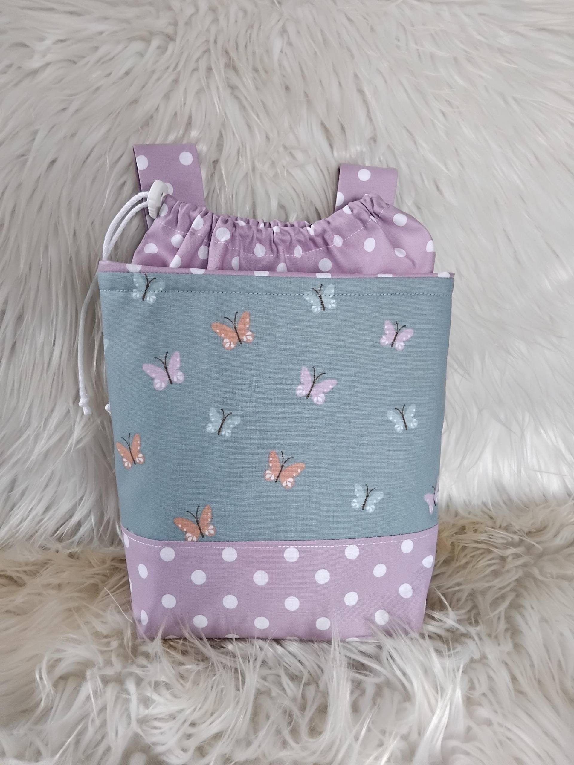 Lenkertasche Mädchen, Kinder, Puppenwagentasche, Dreiradtasche, Laufradtasche , Scootertasche von PatchworkEcke