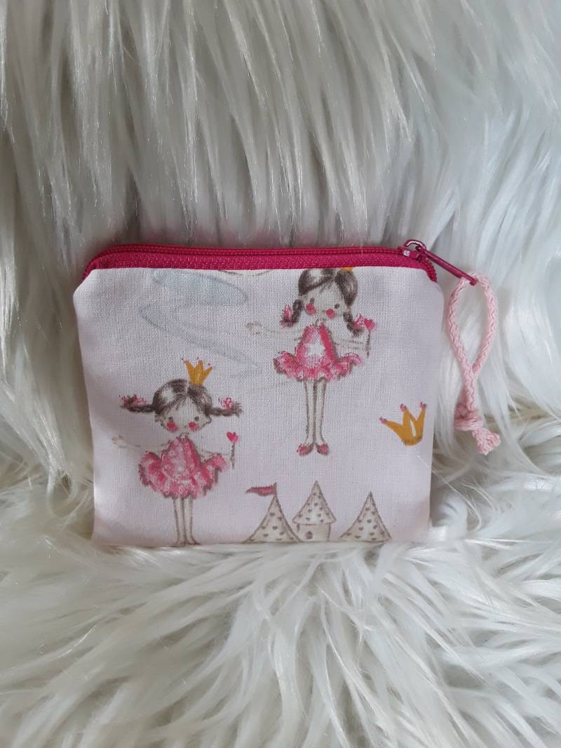 Mini Geldbeutel, Geldbörse Prinzessin, Geldbeutel Mädchen, Für Kinder, Geldbeutel Kinder von PatchworkEcke
