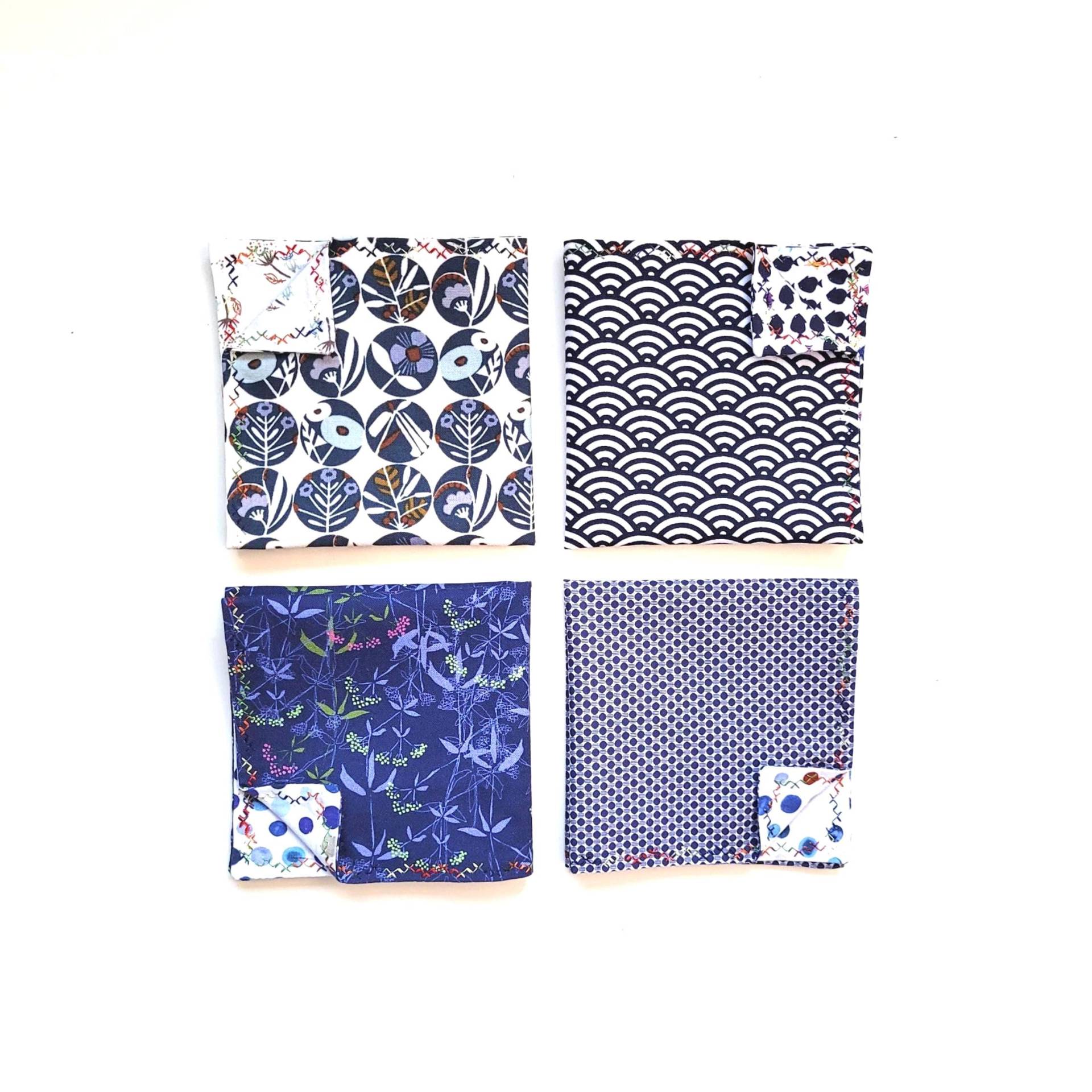4 Stofftaschentücher Aus 100 % Baumwolle Zweilagig.versandfertig 4 Stofftaschentücher Aus 100 % Baumwolle Zweilagig.versandfertig von PatchworkLiebling