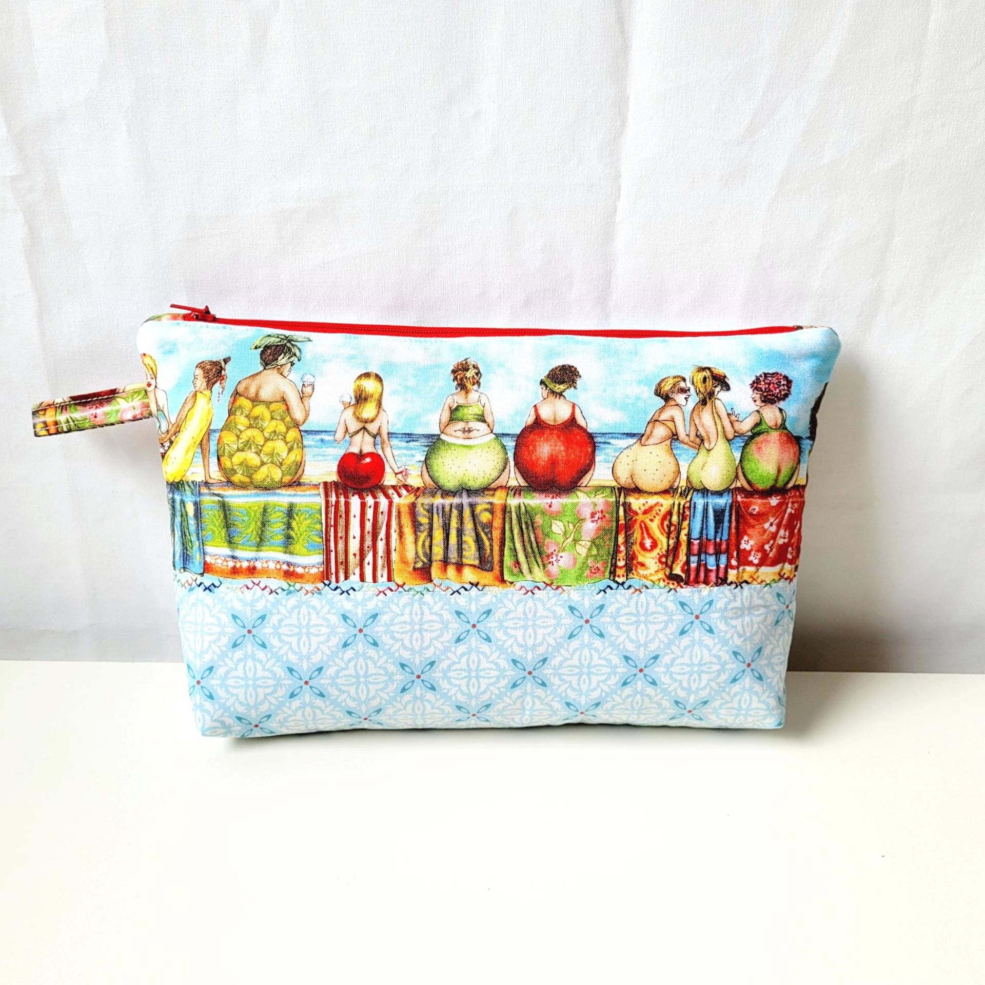 Kosmetiktasche Fruit Ladies Mit Innenfutter Aus Beschichteter Baumwolle. Versandfertig Kosmetiktasche Fruit Ladies Mit Innenfutter Aus Beschichteter Baumwolle. Versandfertig von PatchworkLiebling