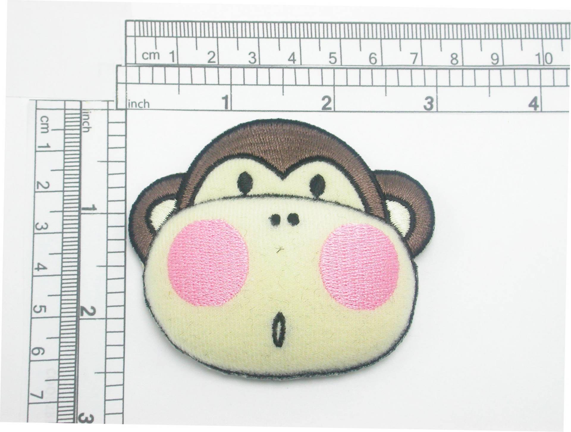 3D Affe Aufnäher - Gestickte Applikation von PatchworkPandaTrims