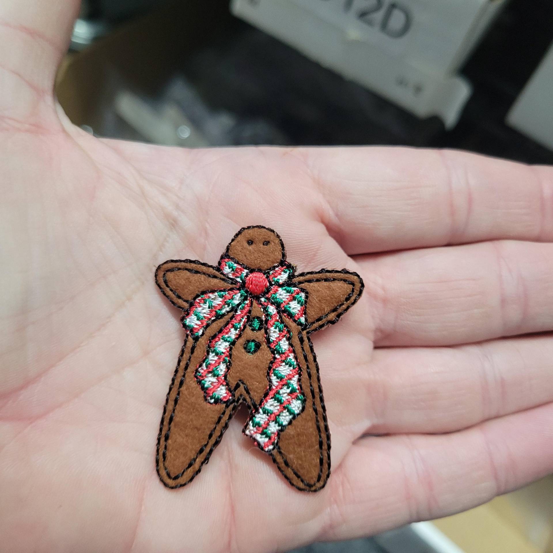 5 X Rustikaler Lebkuchenmann Aufnäher Applikation von PatchworkPandaTrims