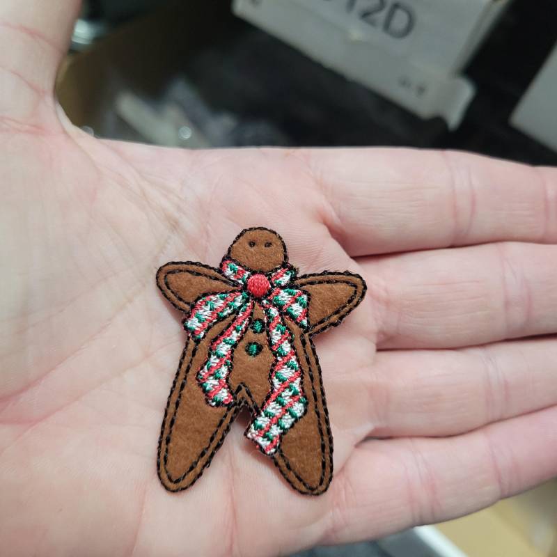 5 X Rustikaler Lebkuchenmann Aufnäher Applikation von PatchworkPandaTrims