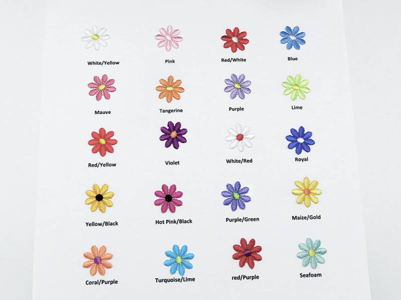 Gänseblümchen Mini Aufbügler Applikationen - 19 Mm X 10Er Pack Gänseblümchen Mini Aufbügler Applikationen - 19 Mm X 10Er Pack von PatchworkPandaTrims
