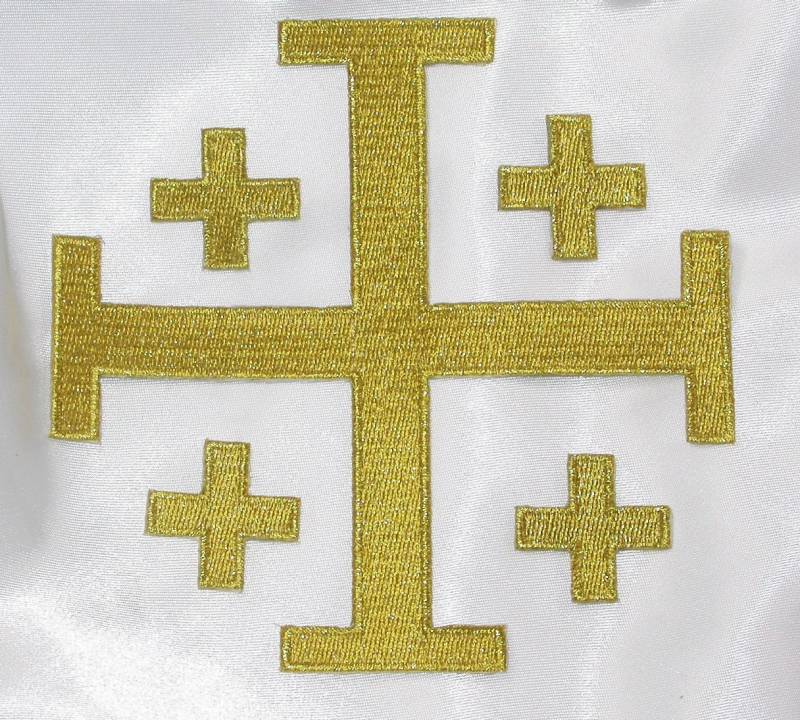 Jerusalem Kreuz Aufnäher Patch Applikation - 5-Teile 5 "Oder 10"Set in 3 Farben Erhältlich Jerusalem Kreuz Aufnäher Patch Applikation - 5-Teile 5 "Oder 10"Set in 3 Farben Erhältlich von PatchworkPandaTrims